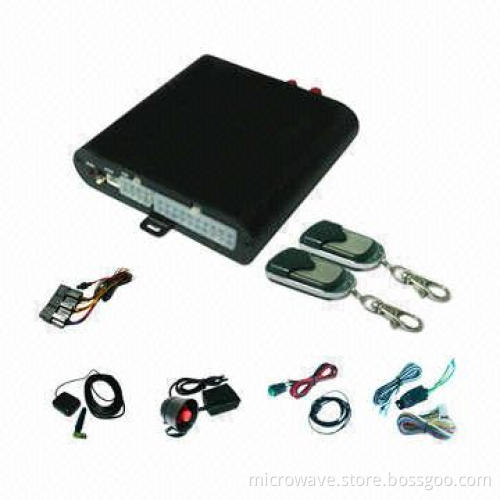 Vehicle GPS/GPRS tracking alarm system with remote starter and immobilization functions